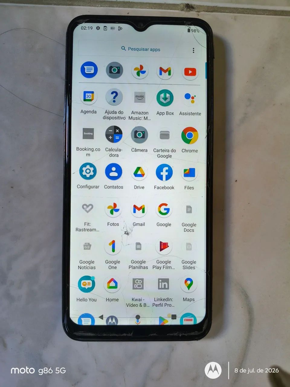 Moto G 9 Play 64 gigas NFC funcionando perfeitamente  - Foto 2