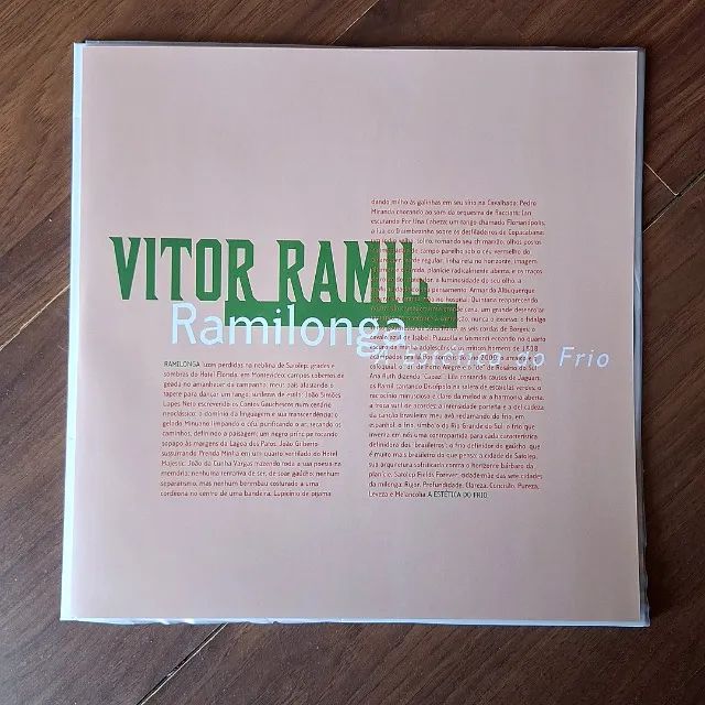 Vinil Vitor Ramil - Ramilonga | NOIZE #086 | Vinil Verde + Revista - Foto 4