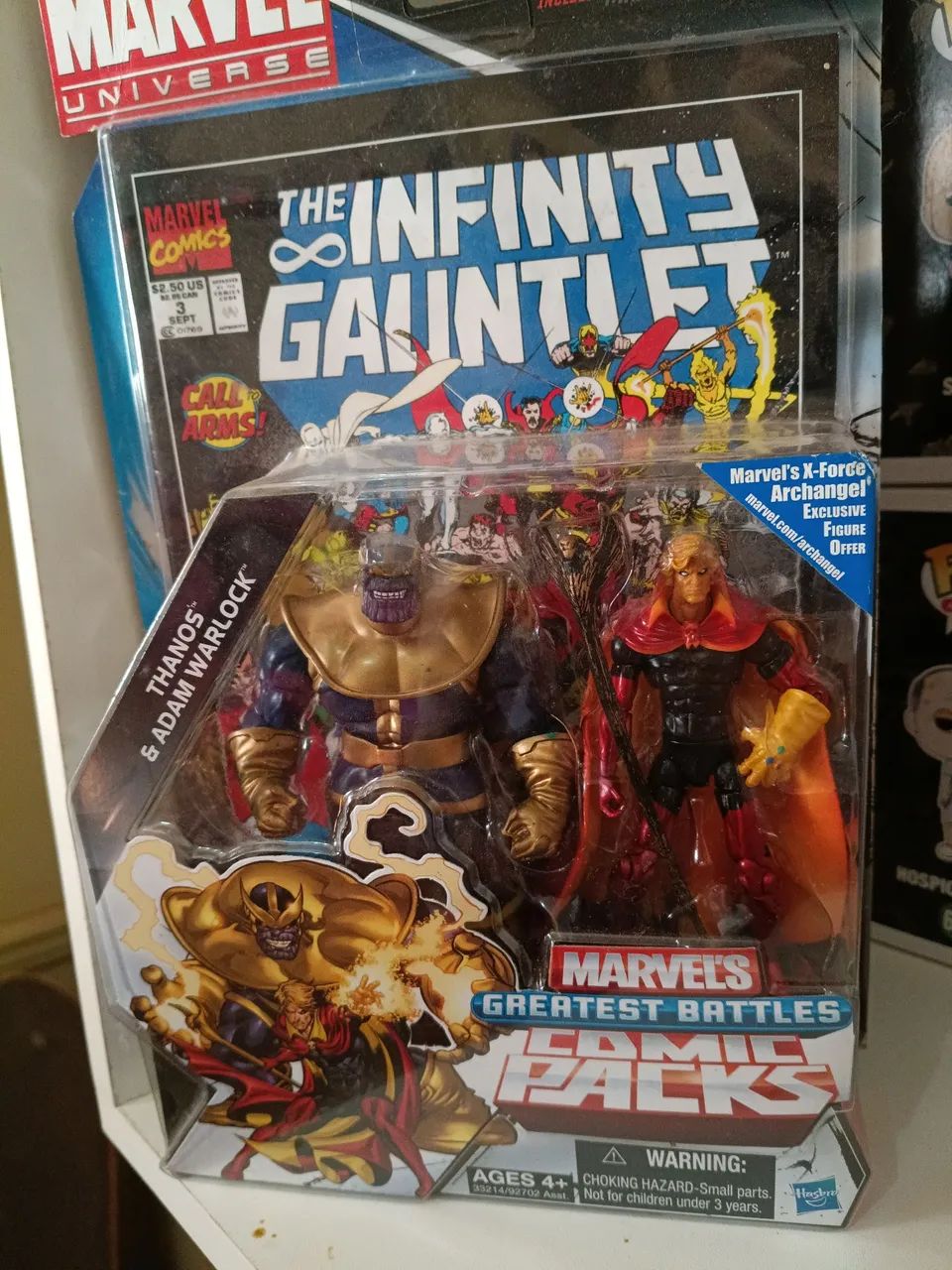 Marvel Universe hasbro pack Thanos vs Adam Warlock  - Foto 2