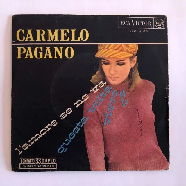 Gianni Morandi (1971) + Carmelo Pagano (1969) Vinil Compacto - Foto 4
