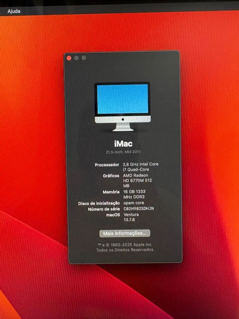 iMac 21,5 Core i7 - Foto 3