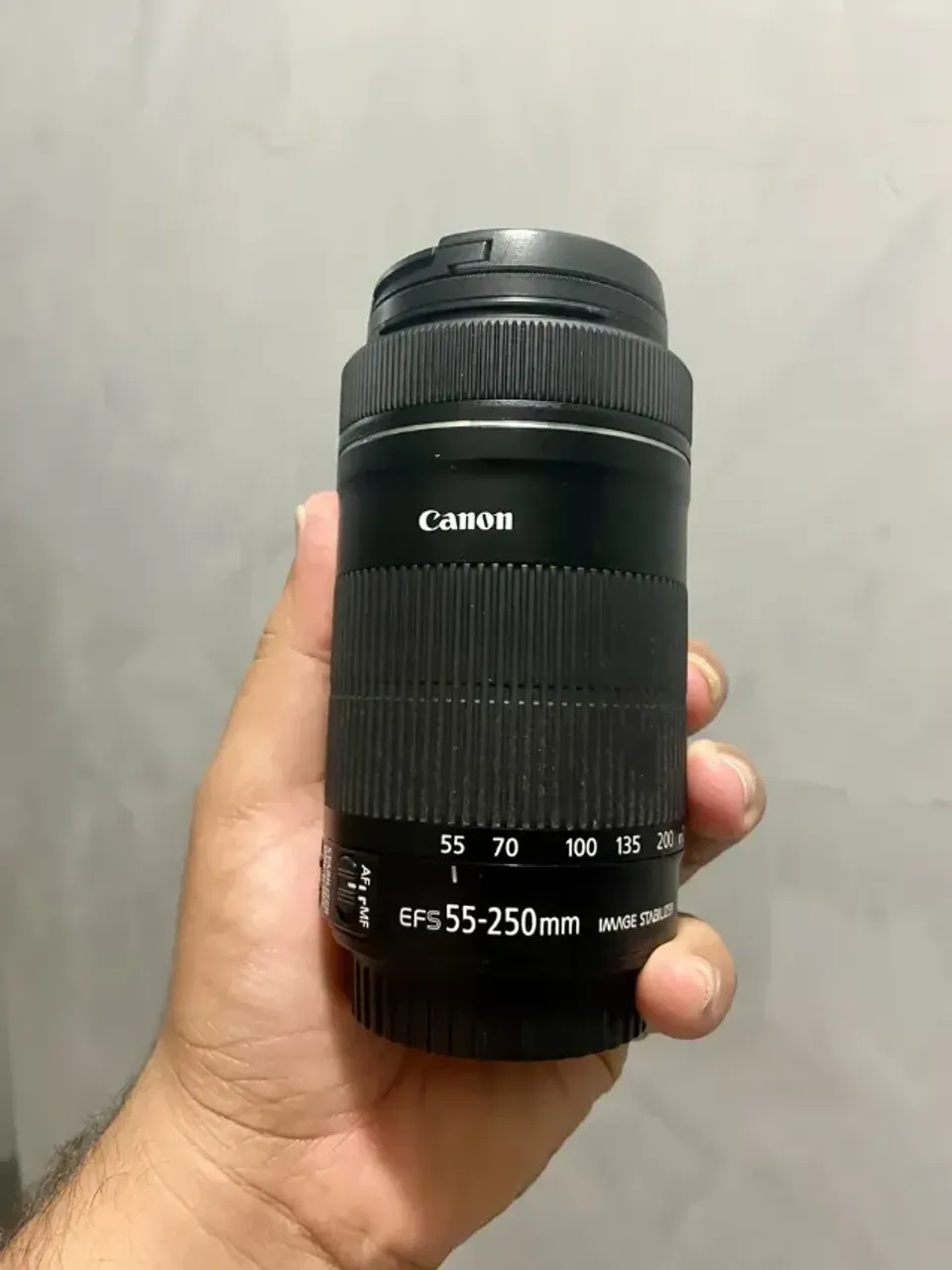 lente canon 55 250mm is