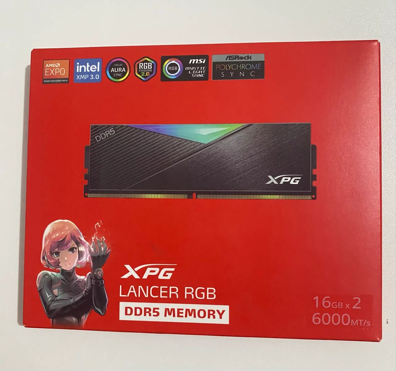 Memoria XPG Lancer RGB 2x16 6000hz Cl30
