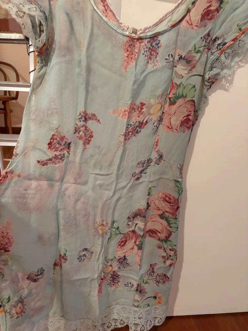 Vestido de seda floral  - Foto 3