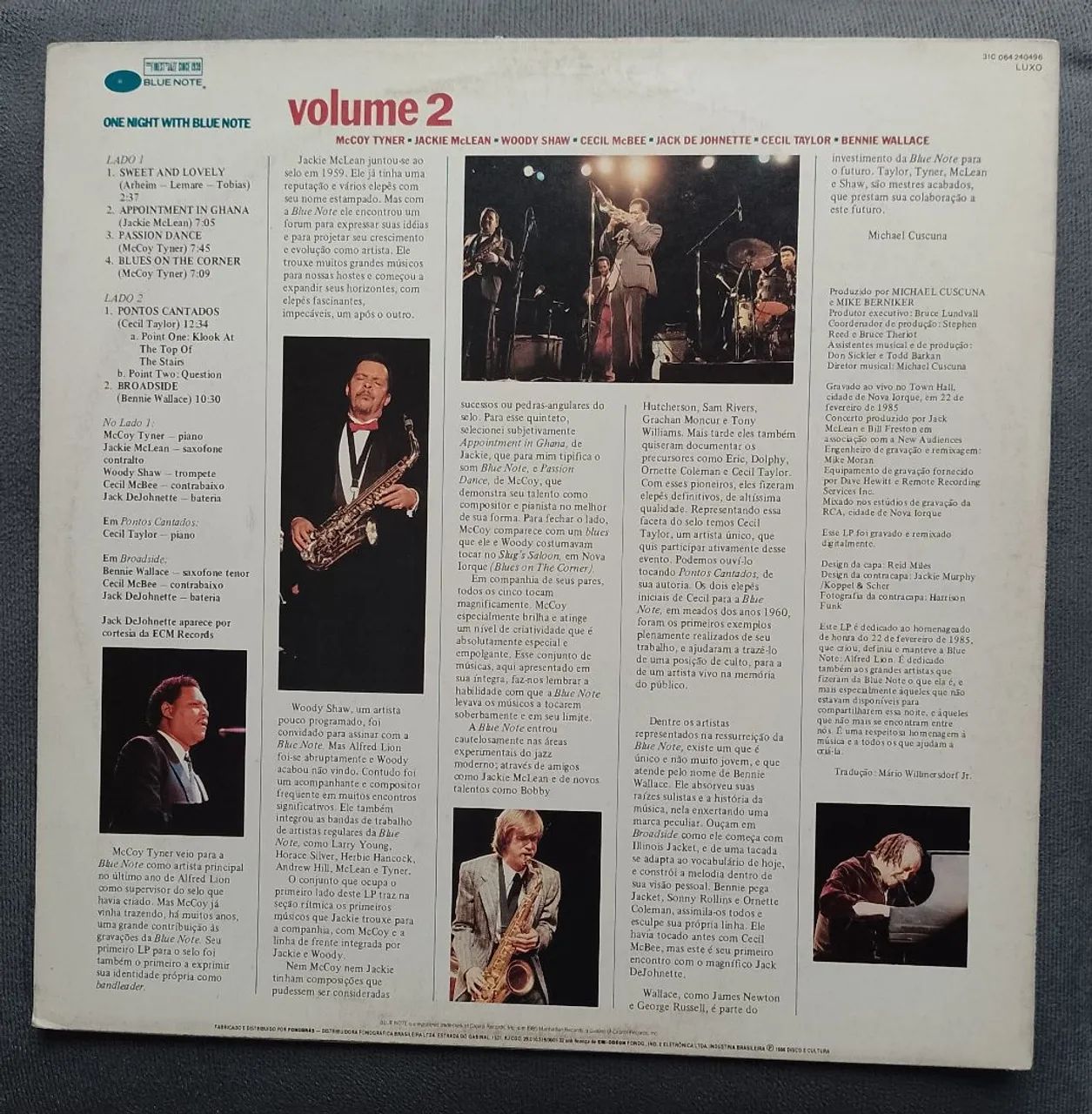 Discos de vinil"One Night With Blue Note" vol 1 e 2 - Foto 5