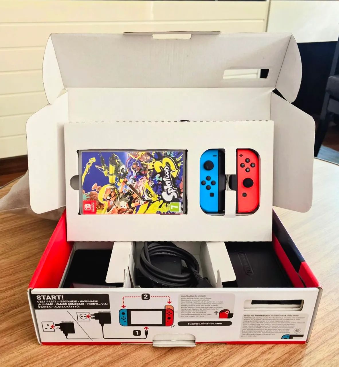 Nintendo Switch V2 - Edição Splatoon 3 - Foto 2