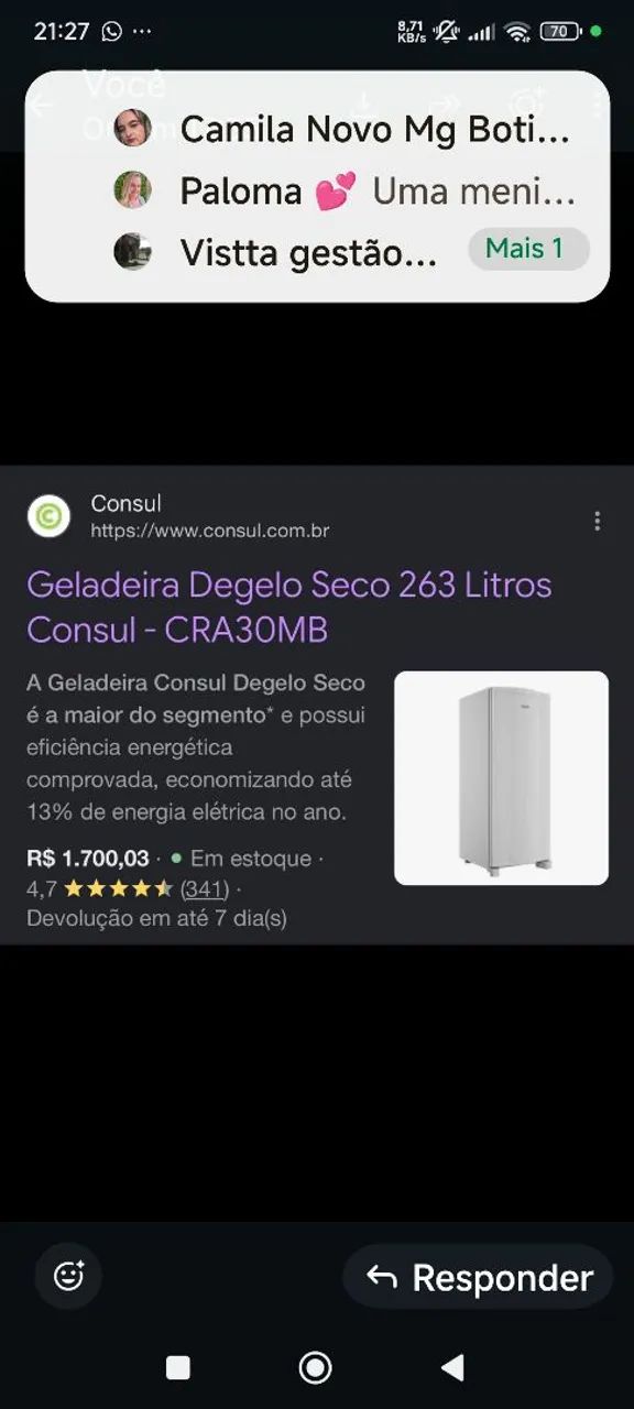 Geladeira Consul  - Foto 4