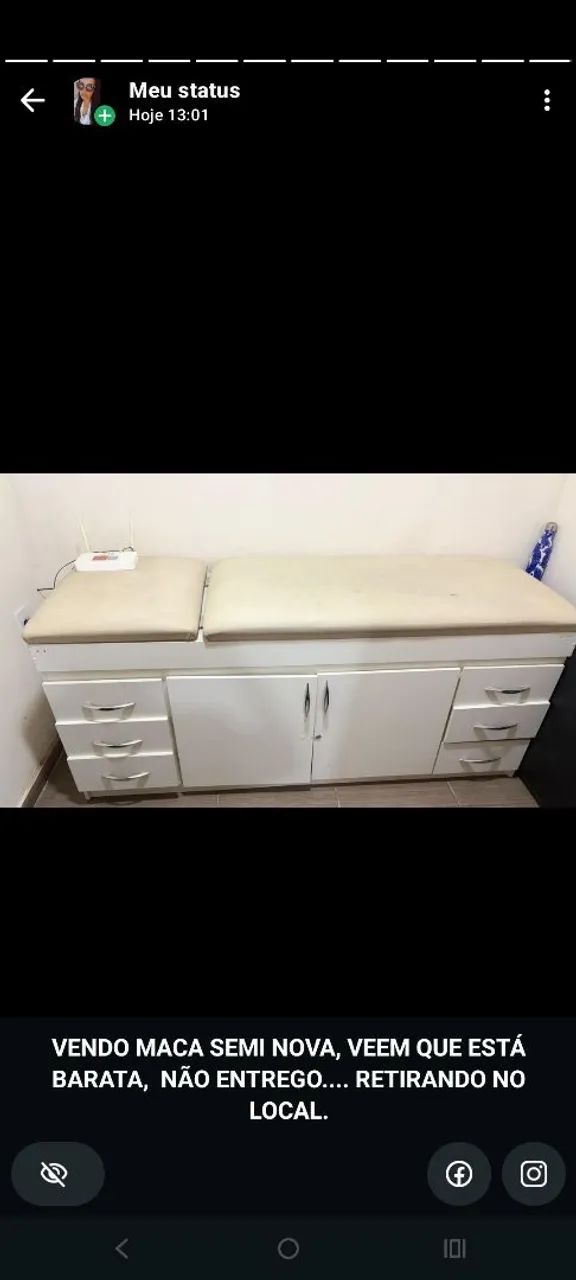 Vendo maca semi nova