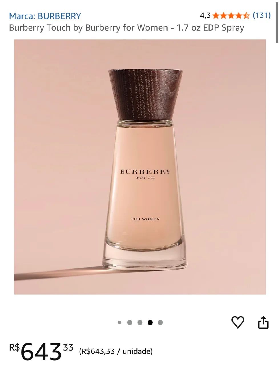BURBERRY touch for women 100 ml - Foto 2
