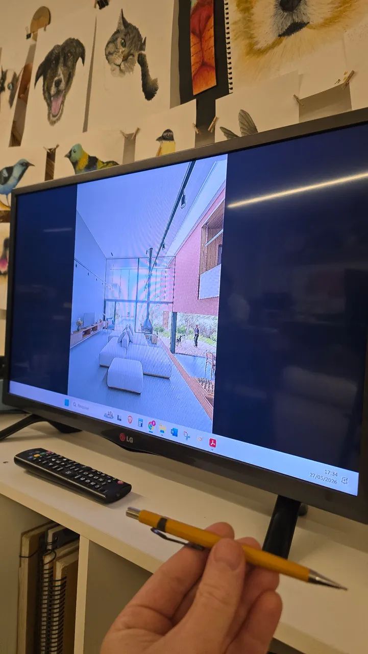 Tv LG 28" preta - 28LB700B-SC - Foto 3