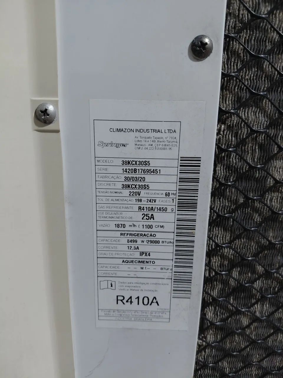 Ar condicionado Springer Midea 30.000btus - Foto 5