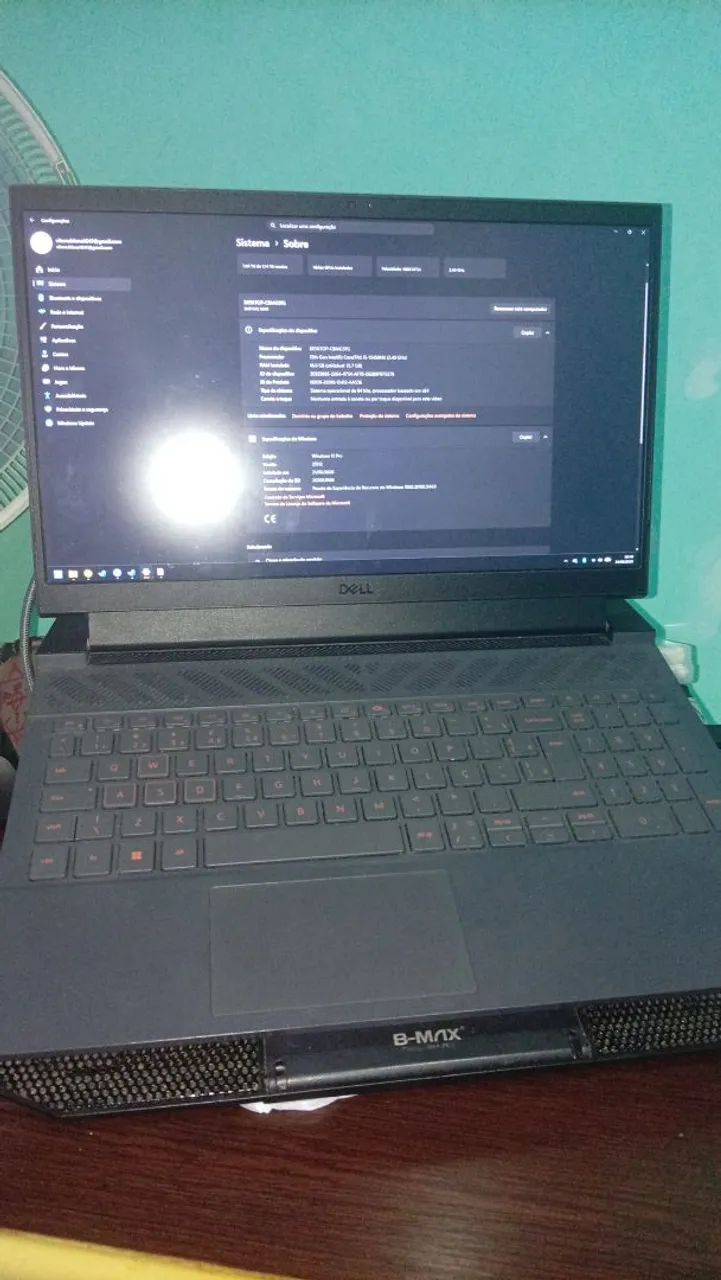 Notebook Gamer Dell G15 RTX 3050