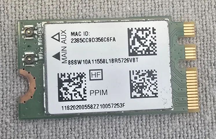 Placa de wi-fi e Bluetooth, Qualcomm Atheros QCFA335, Lenovo Yoga 500 14 polegadas - Foto 2
