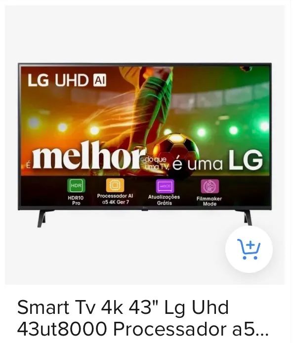 Tv LG 43? 4k