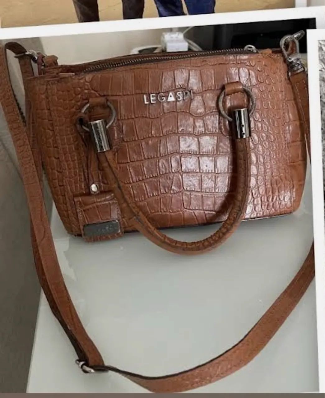 Bolsa Legaspe em Couro 