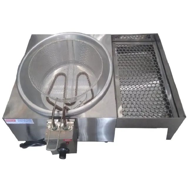 Fritadeira tacho combinado 7L  C/ Escorredor Aluminio