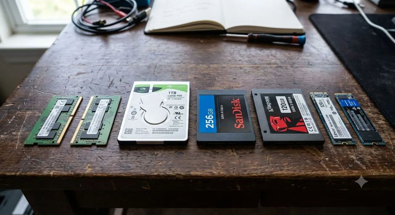 SSD HD E MEMORIA DDR4 NOTEBOOK - Foto 2