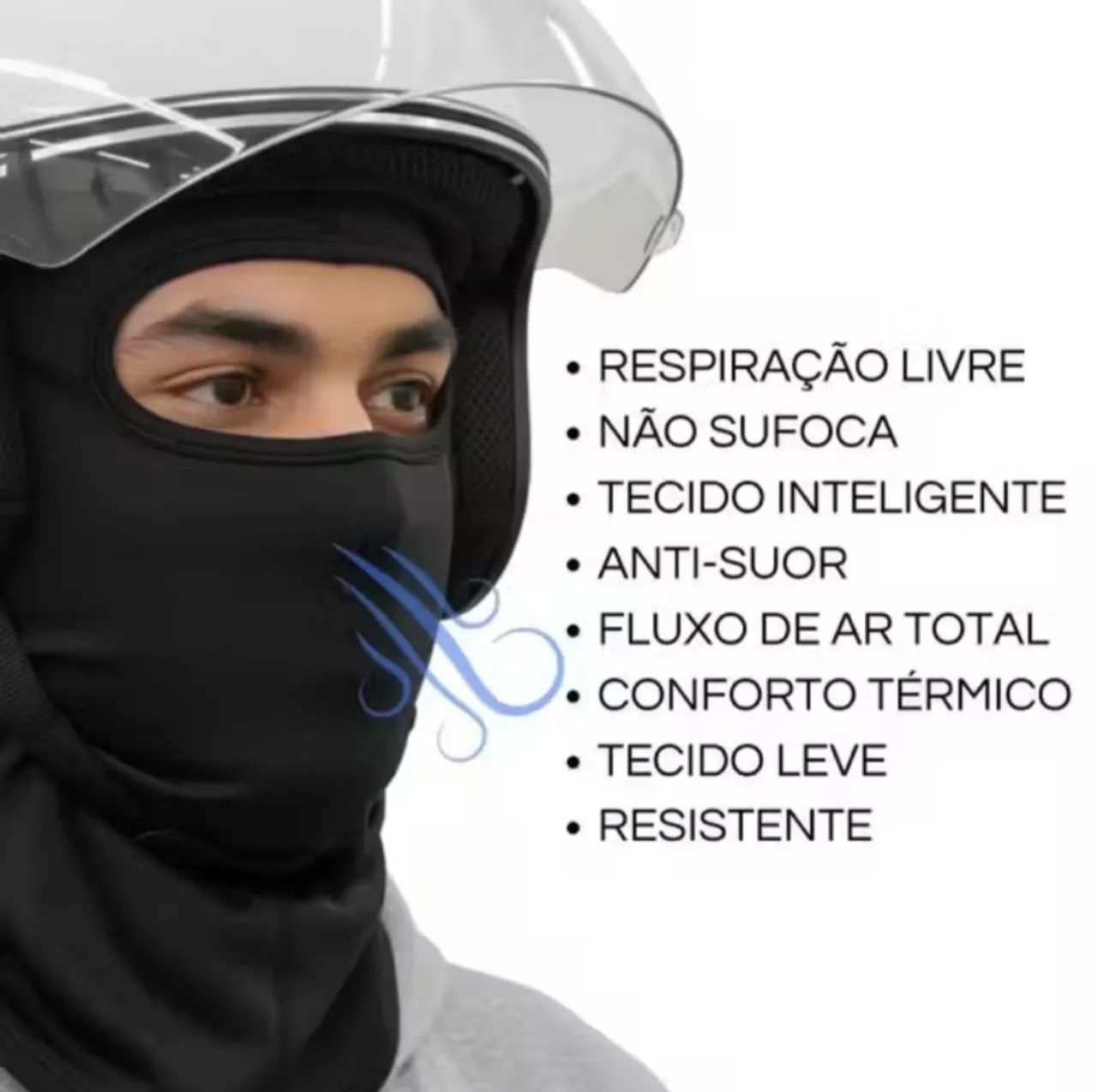 Touca Ninja Balaclava com proteção UV  - Foto 3