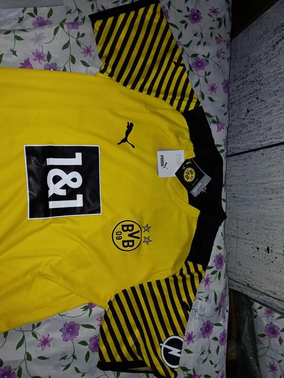 Camisa de time do Borussia Dortmund Retro 2021 - Foto 2