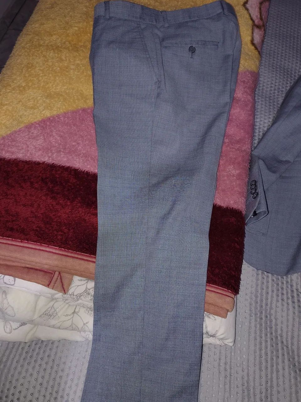 Terno cinza Raffler blazer 46 e calça 40  - Foto 2