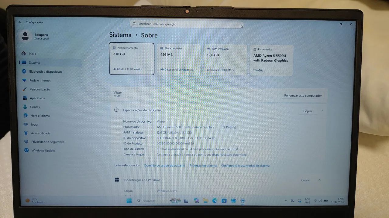 Notebook Lenovo Ideapad 3 15ALC6 - Foto 3