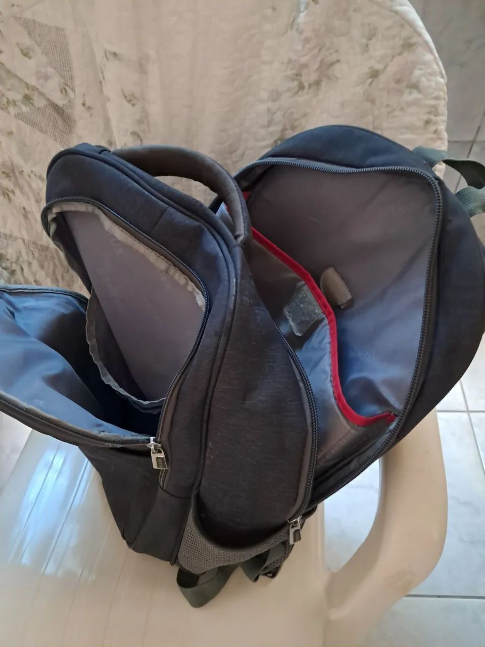 Mochila de ombro couro sintético  - Foto 5