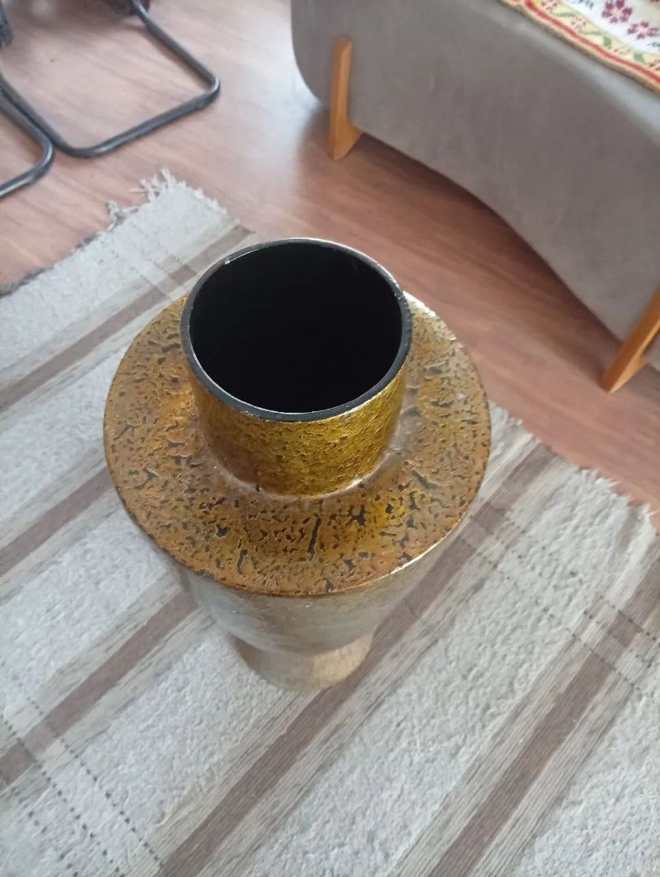 Vaso antigo cerâmico vitrificado.  - Foto 3