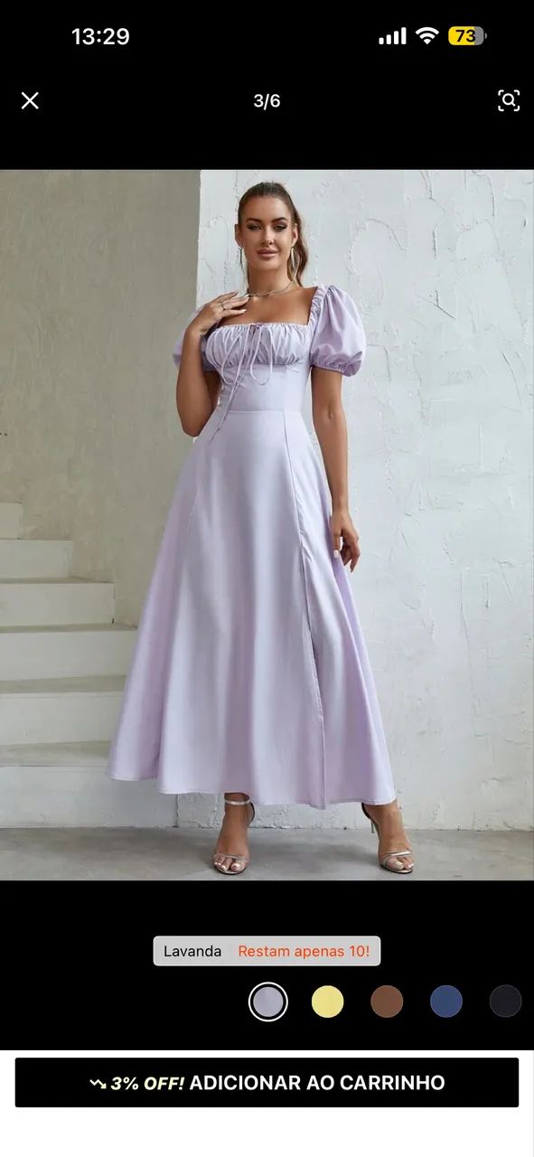 Vestido Lilás 