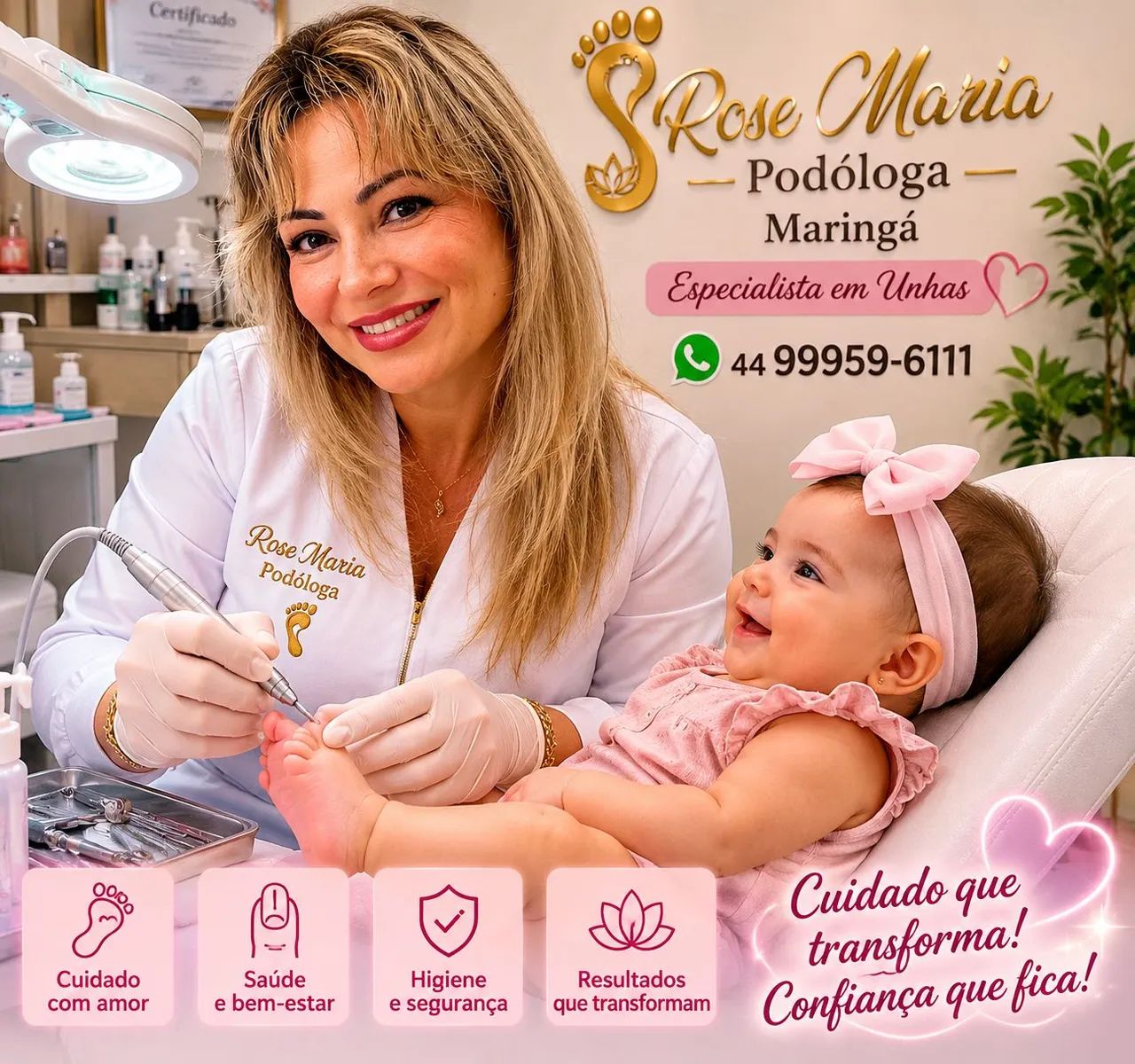  Rose Maria  Podóloga a domicílio Maringá  - Foto 3