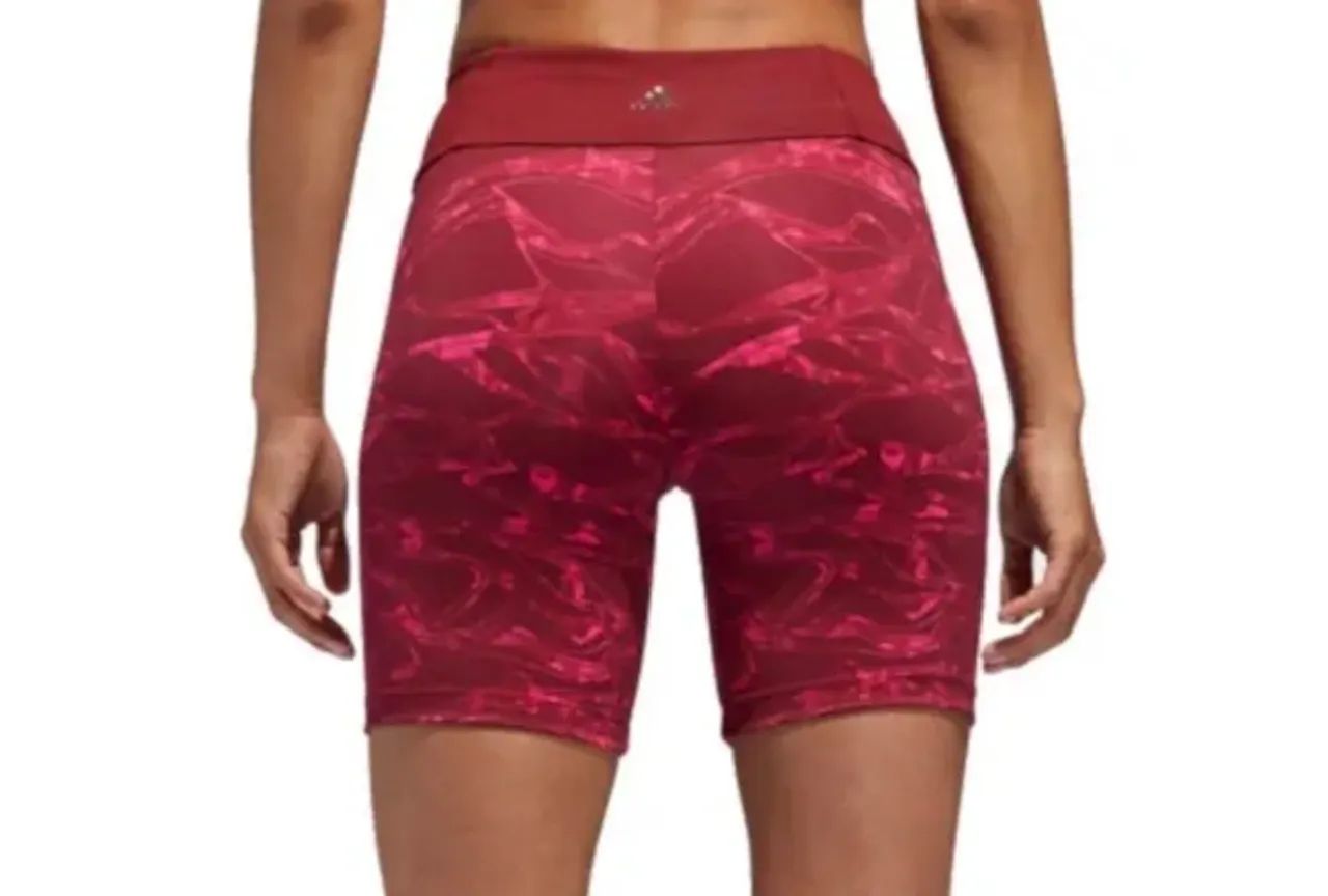 Short Feminino adidas - Vinho Estonado - Foto 5