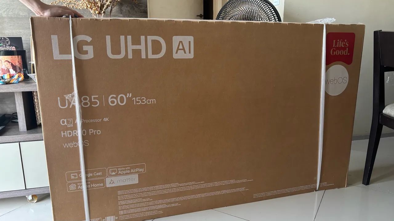 Smart TV LG UHD AI 60 Polegadas LACRADA