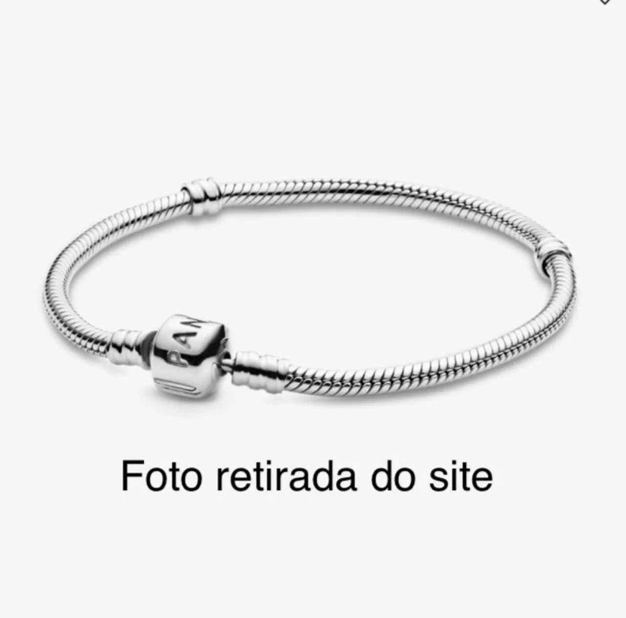 Pulseira Pandora original(acompanha alguns berloques) - Foto 3