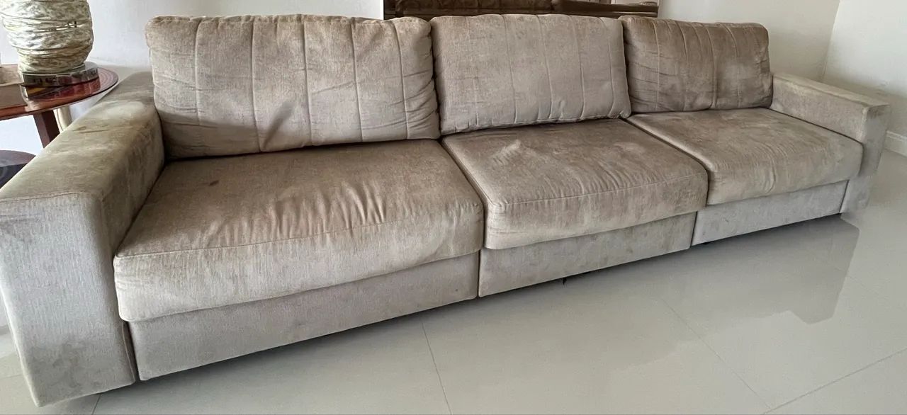 Sofá 3.00 comprimento x 1.40 largura ótimo estado  - Foto 3