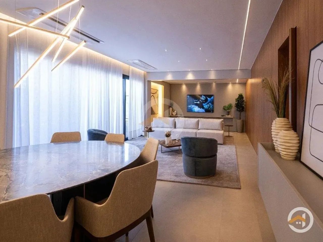 Apartamento Mobiliado e Decorado no Setor Marista com 4 suítes - Foto 2
