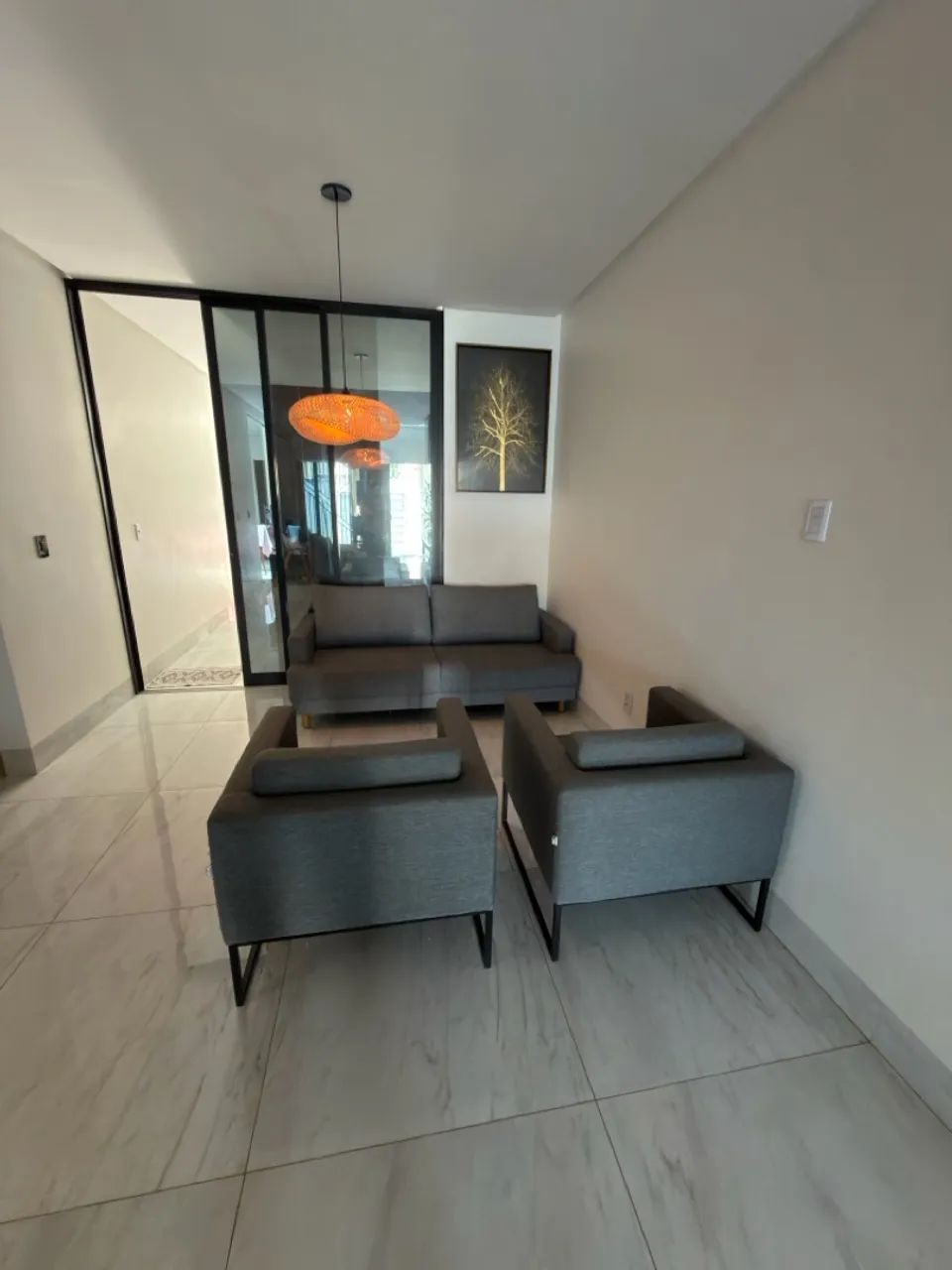 OPORTUNIDADE- Kit Sofá Sala TokStok - Foto 2