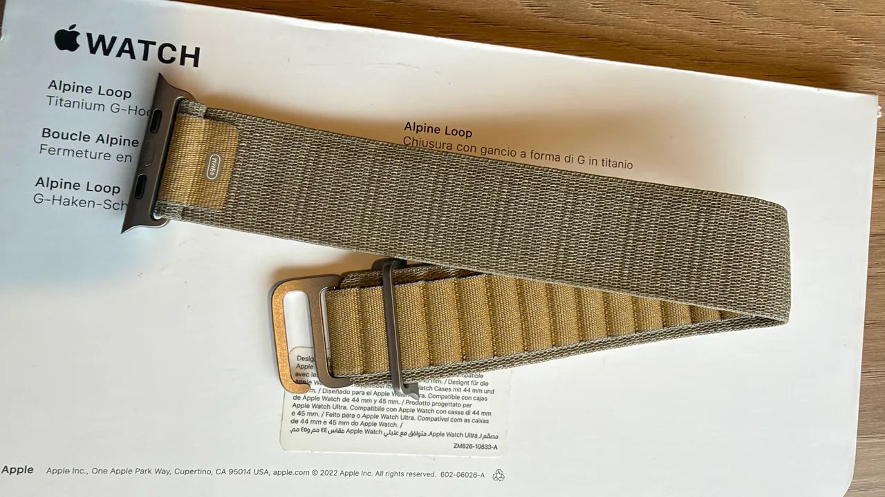Pulseira Apple Watch Ultra alpine loop sálvia/sage original 