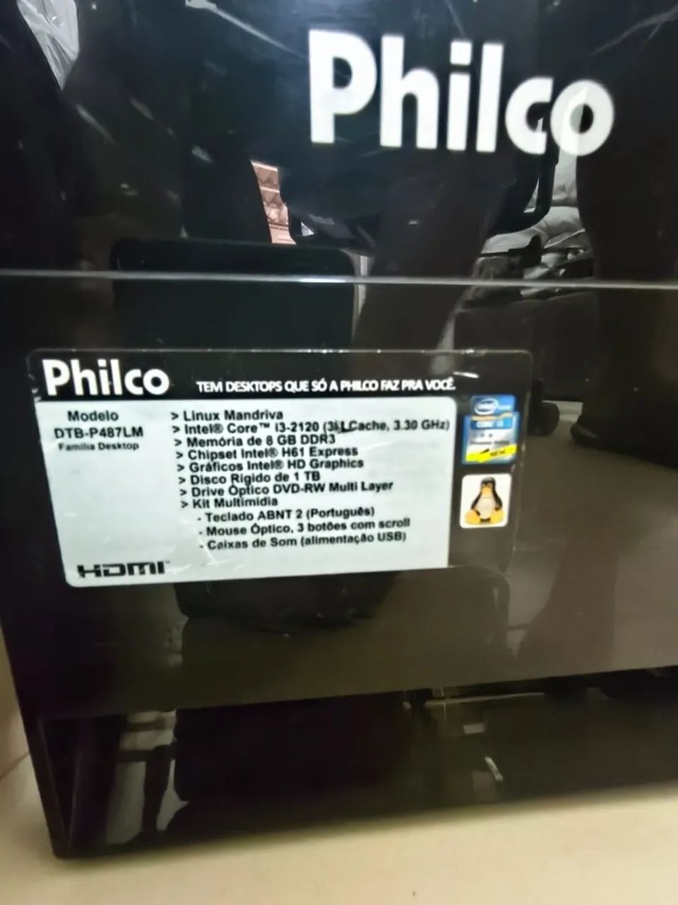 PC Desktop Philco Core i3, 8GB RAM, 1TB HD - Foto 2