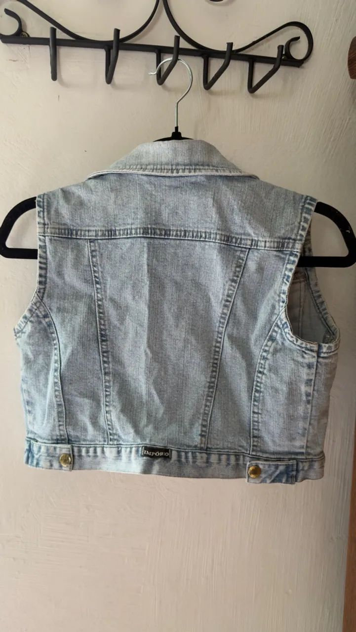 Colete jeans - Foto 4