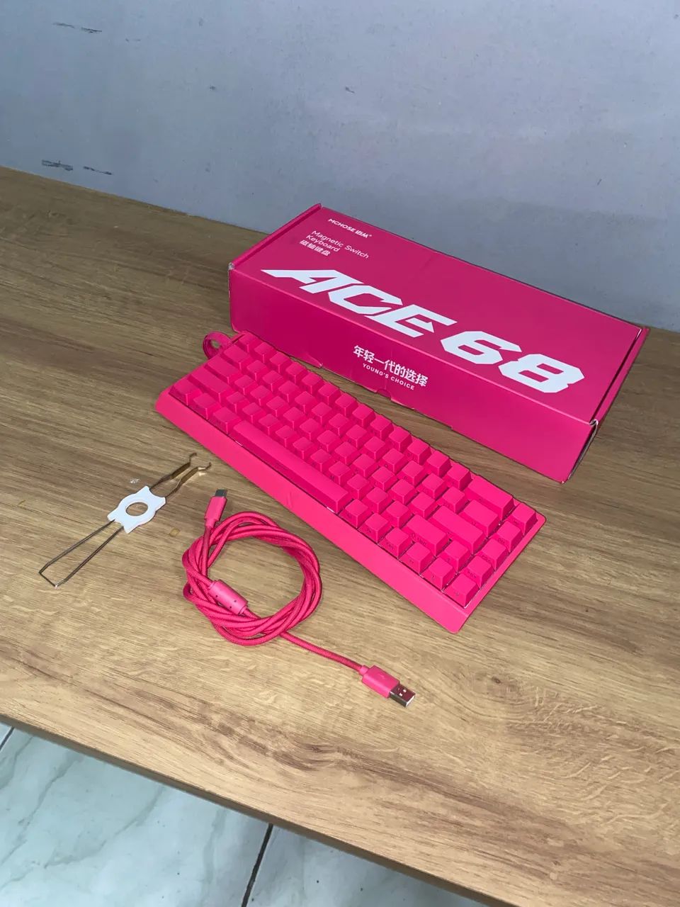 teclado magnético acer 68 rosa  - Foto 2