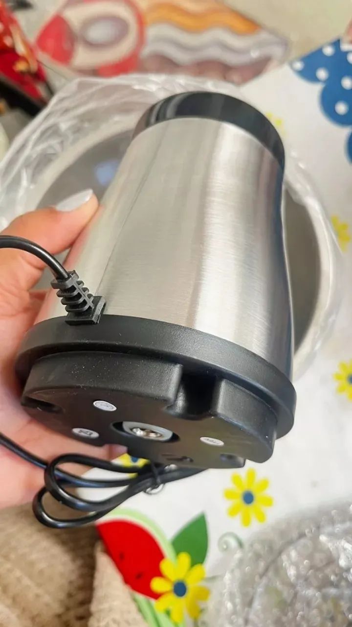 Moedor Elétrico Triturador Potente para Carne, Legumes e Temperos + Entrega gratis  - Foto 6