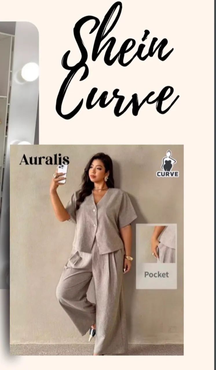 Lote com 8 peças de roupas novas SHEIN  - Foto 3