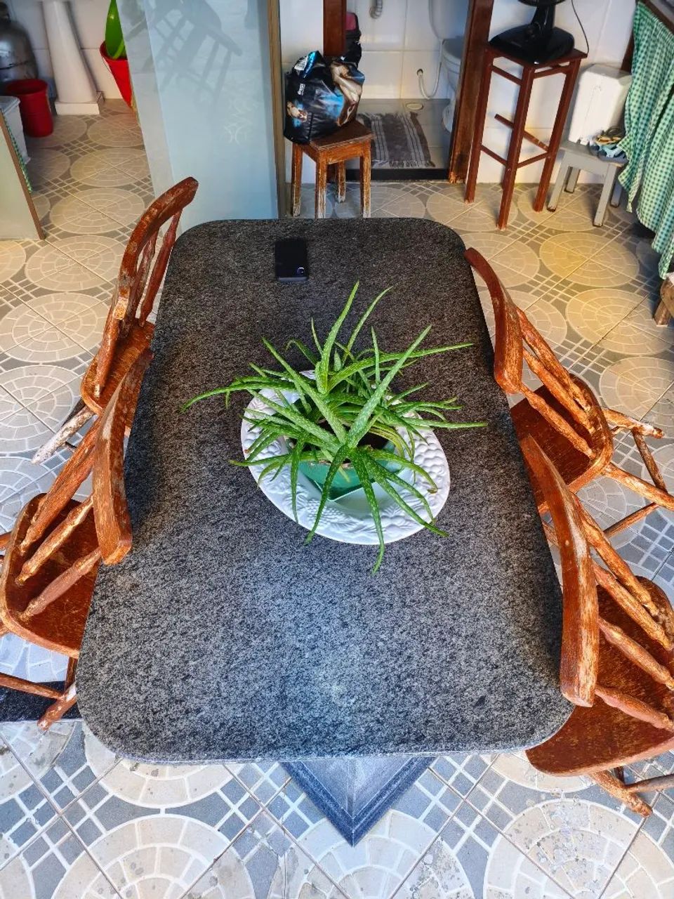 Mesa de mármore 1,40mx75.larg - Foto 3