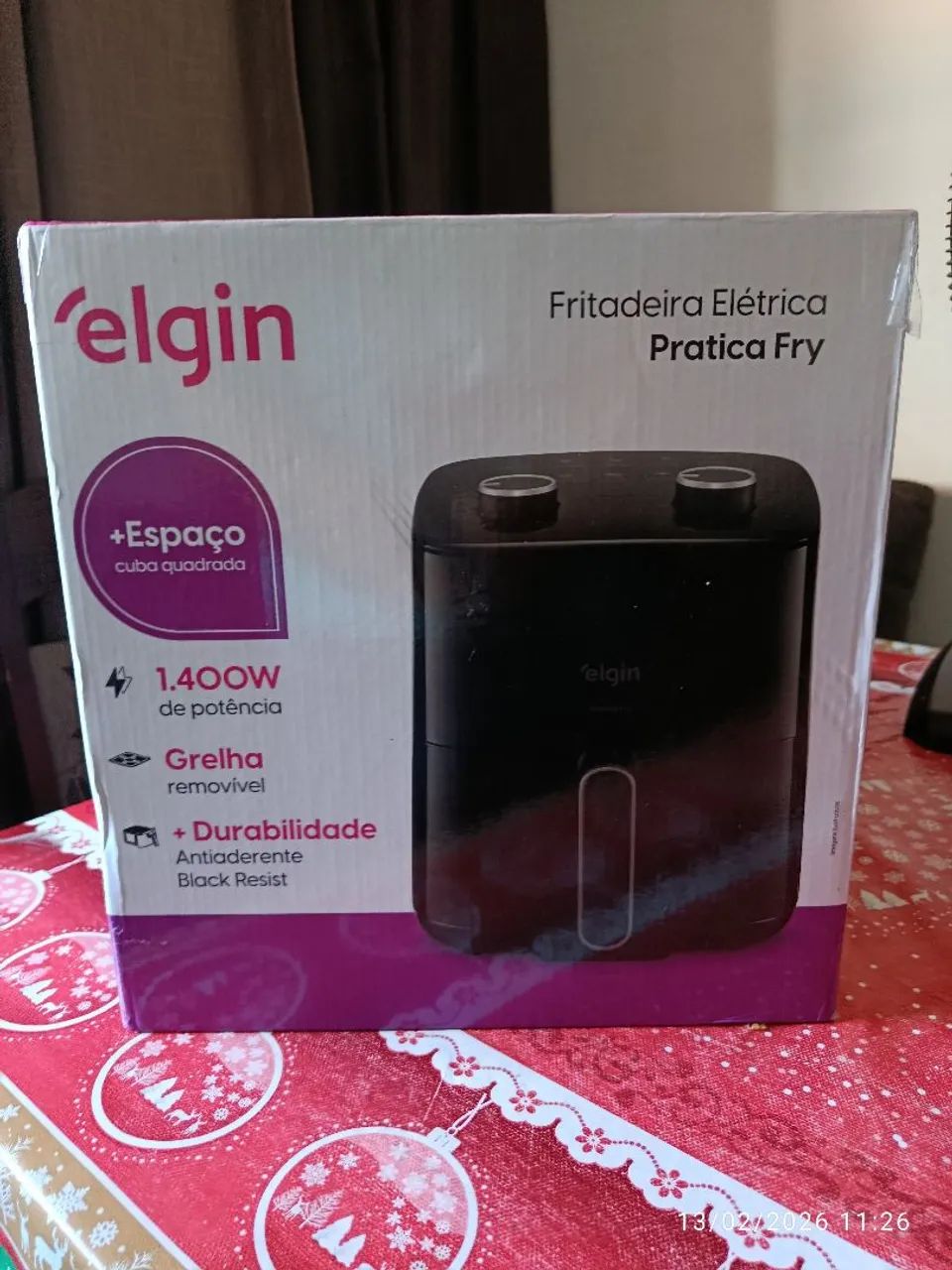 Fritadeira Air flyer Elgin 1400w - 127v - Foto 3