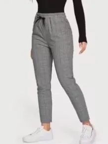 Calça xadrez 