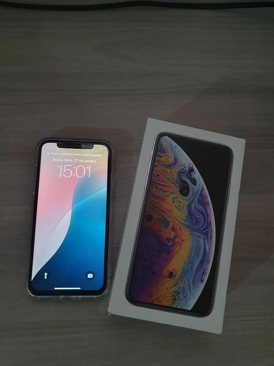 Apple iPhone Xs Silver 64GB - leia a descrição - Celulares e