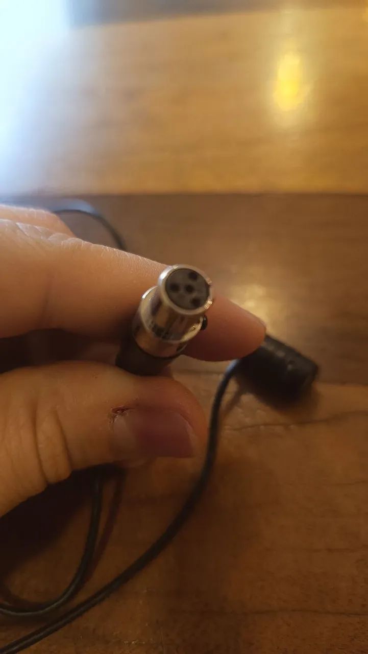 Microfone Lapela Original Shure Conector TA4F 4 pinos  - Foto 4
