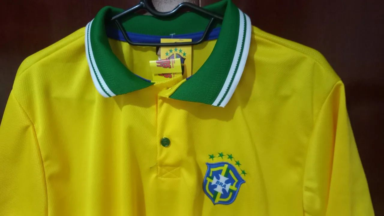 Camiseta Brasil nova. Tamanho G - Foto 2