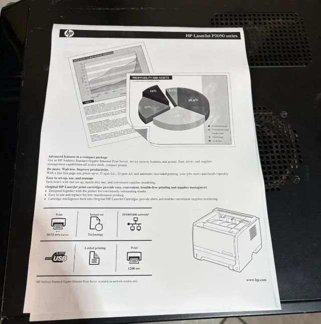 Impressora Laser HP 2055dn - Foto 5