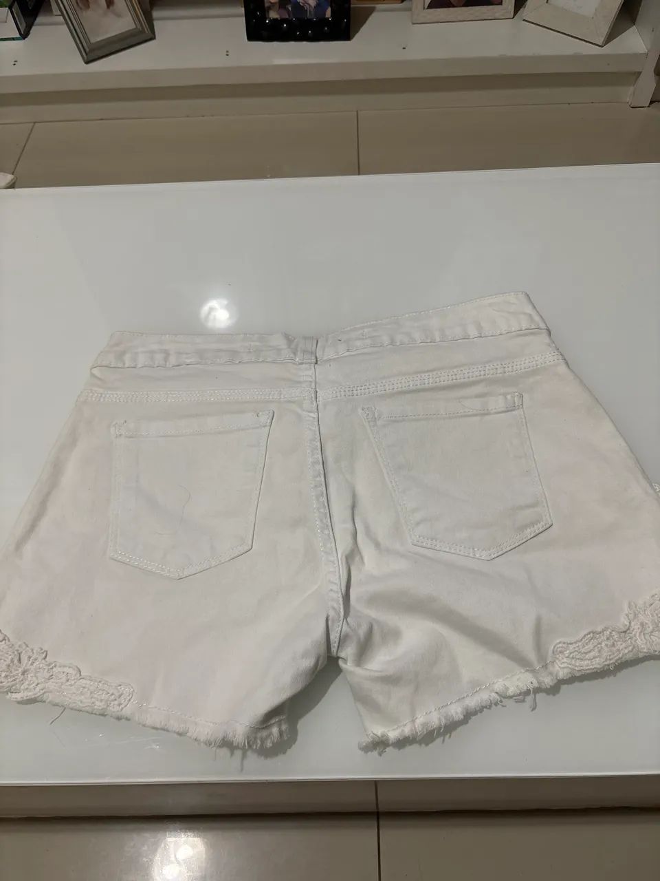 Short branco  - Foto 2