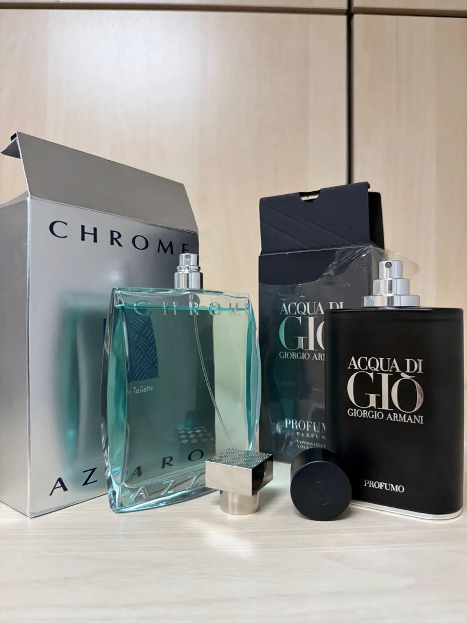 Azzaro Chrome EDT 200ml e Armani Profumo 125ml